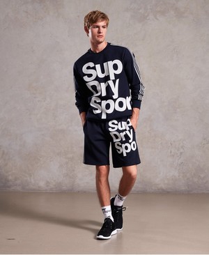 Superdry Combat Sport Férfi Rövidnadrág Sötétkék | XMHKY2568